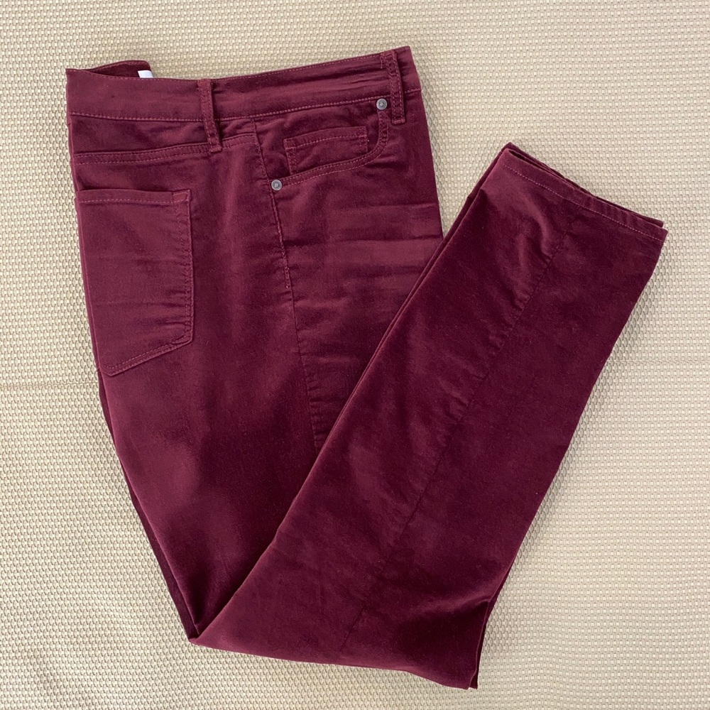 LOFT corduroy pants, size 32/14, modern skinny